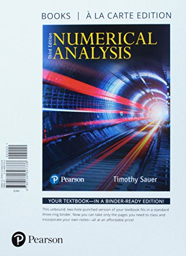 Book Numerical Analysis, Books a la Carte Edition (3rd Edition) free