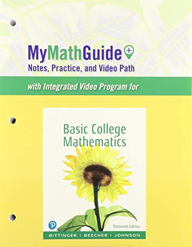 Book MyMathGuide for Basic College Mathematics, Plus MyLab Math -- Student Access Kit free