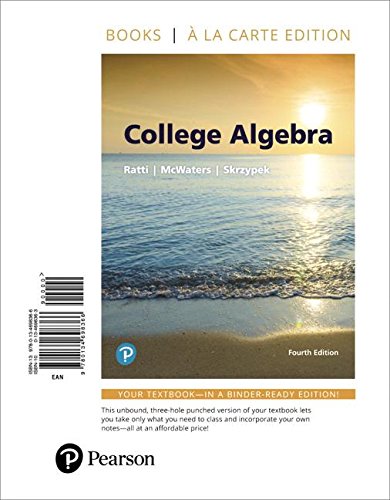 Book College Algebra, Books a la Carte Edition free