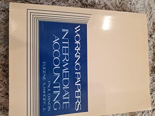 Book Intermediate Accounting: Working Papers free