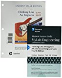 Book Thinking Like an Engineer: An Active Approach, Student Value Edition Plus MyLab Engineering with Pearson eText -- Access Card Package free