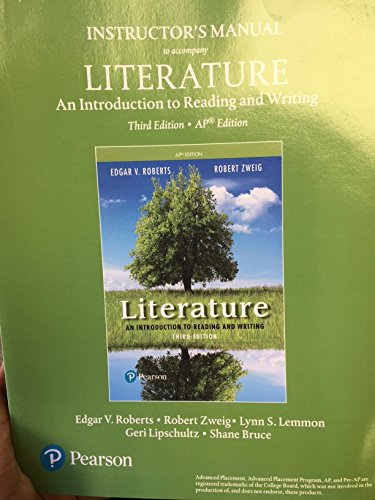 Book Instructor's Manual to accompany Literature: An Introduction to Reading and Writing free
