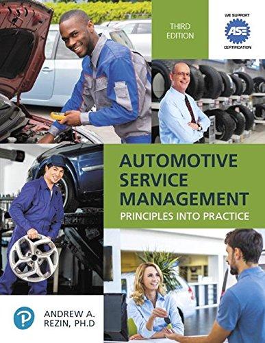Book Automotive Service Management (Pearson Automotive Series) free
