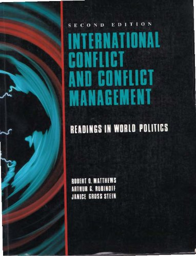 Book International Conflict And Conflict Management: Readings In World Politics free