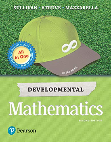 Book Developmental Mathematics: Prealgebra, Elementary Algebra, and Intermediate Algebra (2-downloads) free