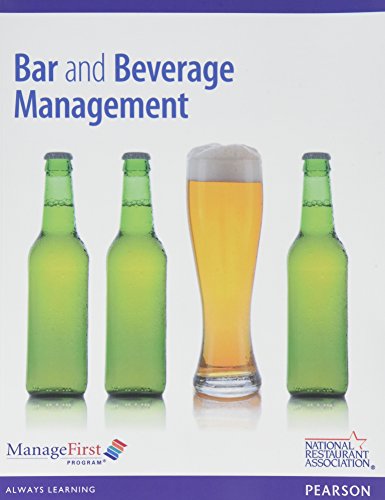 Book ManageFirst: Bar and Beverage Management w/ Online Voucher + ManageFirst Exam Prep: Food and Beverage free