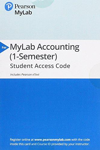 Book MyLab Accounting with Pearson eText -- Access Card -- for Financial Accounting free