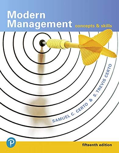 Book Modern Management: Concepts and Skills (What's New in Management) free