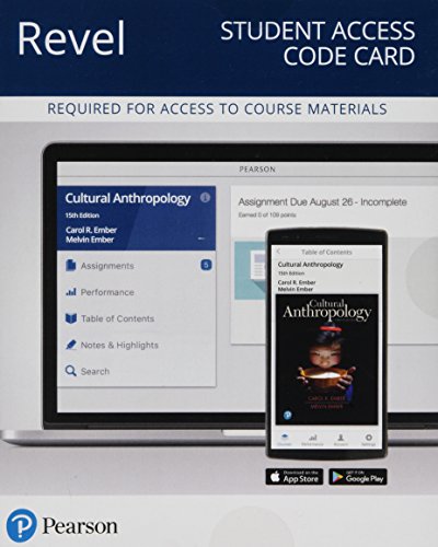 Book Revel for Cultural Anthropology -- Access Card (What's New in Anthropology) free