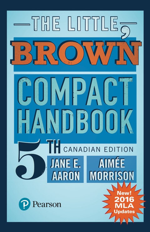Book The Little, Brown Compact Handbook, Fifth Canadian Edition (MLA Update), (Subscription) free