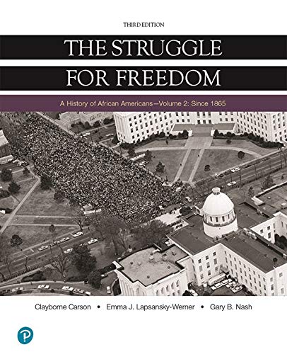 Book Struggle for Freedom, The, Volume 2: Since 1865 (2-downloads) free