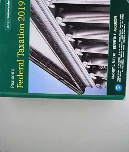 Book Pearson's Federal Taxation 2019 Comprehensive (What's New in Accounting) free