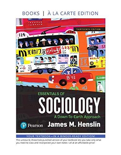 Book Essentials of Sociology: A Down-To-Earth Approach -- Loose-Leaf Edition (13th Edition) free