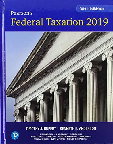 Book Pearson's Federal Taxation 2019 Individuals free