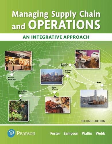 Book Managing Supply Chain and Operations: An Integrative Approach (What's New in Operations Management) free