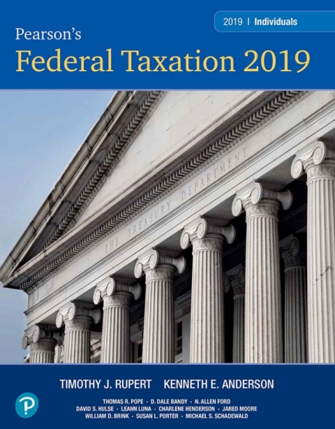 Book Pearson's Federal Taxation 2019 Individuals free