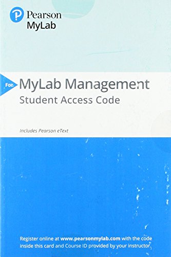 Book MyLab Management with Pearson eText -- Access Card -- for Human Resource Management free