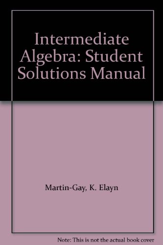 Book Intermediate Algebra free