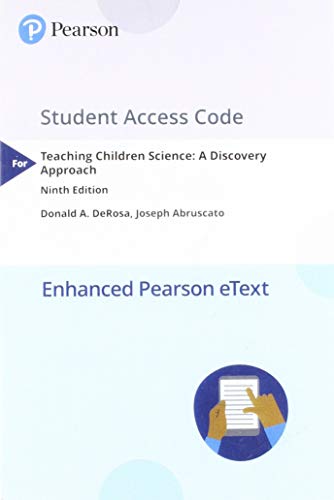 Book Teaching Children Science: A Discovery Approach, Enhanced Pearson eText -- Access Card free