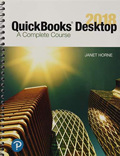 Book QuickBooks Desktop 2018: A Complete Course free