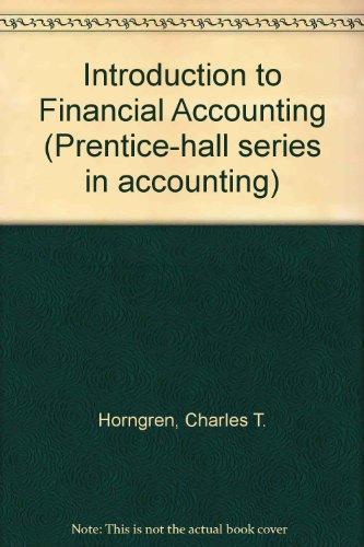 Book Introduction to Financial Accounting free