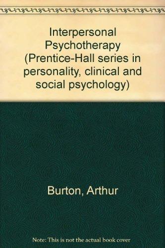 Book Interpersonal Psychotherapy free