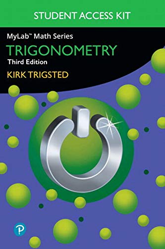 Book MyLab Math for Trigsted Trigonometry -- Access Kit free