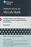 Book MyLab Math with Pearson eText -- 24-Month Standalone Access Card -- College Algebra with Integrated Review free