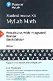Book MyLab Math with Pearson eText -- 24-Month Standalone Access Card -- for Precalculus with Integrated Review free