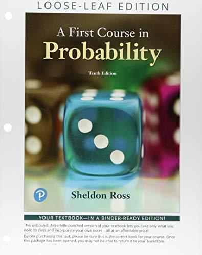 Book First Course in Probability, A Books a la Carte Edition free