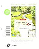 Book Problem Solving with C++, Student Value Edition Plus MyLab Programming with Pearson eText - Access Card Package free