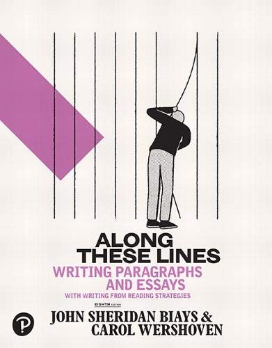 Book Along These Lines: Writing Paragraphs and Essays free
