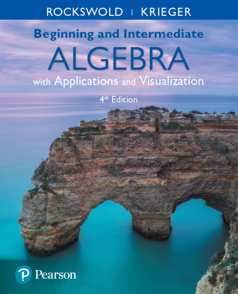 Book Beginning and Intermediate Algebra with Applications & Visualization free