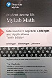 Book MyLab Math with Pearson eText -- Standalone Access Card -- for Intermediate Algebra: Concepts and Applications free