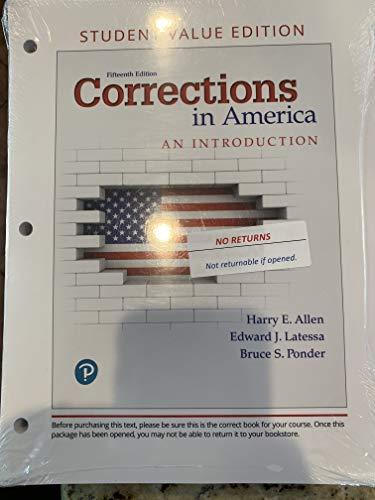 Book Corrections in America: An Introduction, Student Value Edition (15th Edition) free