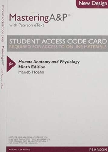 Book Modified MasteringA&P with Pearson eText -- ValuePack Access Card -- for Human Anatomy & Physiology free