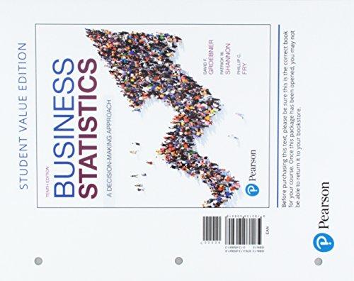 Book Business Statistics, Loose-Leaf Edition Plus MyLab Statistics with Pearson eText -- 24 Month Access Card Package free
