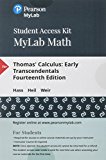 Book MyLab Math plus Pearson eText -- 24-Month Standalone Access Card -- for Thomas' Calculus: Early Transcendentals free