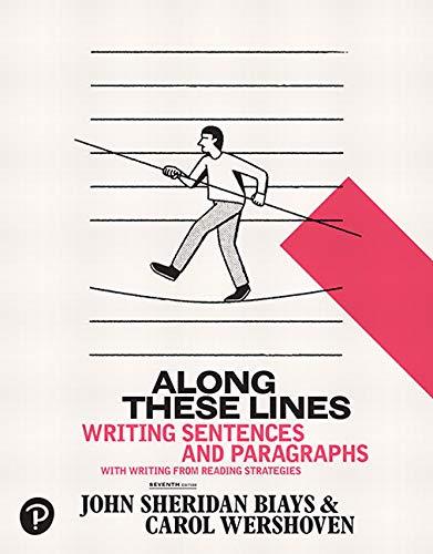 Book Along These Lines: Writing Sentences and Paragraphs free