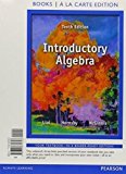 Book Introductory Algebra, Books a la Carte Version Plus MyLab Math -- 24 Month Access Card Package free