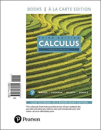Book Single Variable Calculus, Books a la Carte Edition free