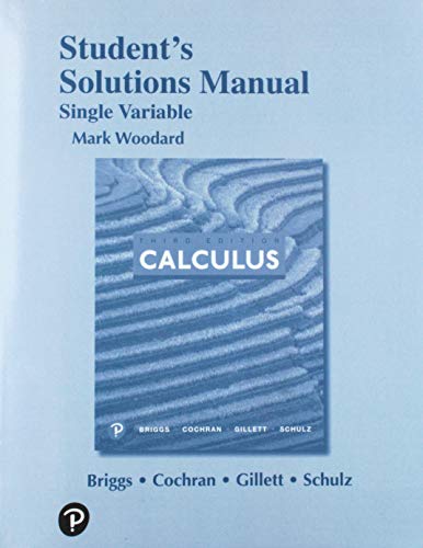 Book Student's Solutions Manual for Single Variable Calculus free