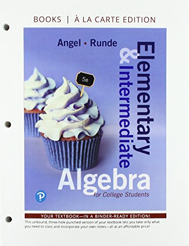 Book Elementary andIntermediate Algebra for College Students, Books a la Carte Edition PlusMyLab Math -- 24 Month Access Card Package free