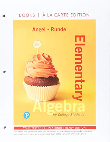 Book Elementary Algebra for College Students, Books a la Carte Edition Plus MyLab Math -- 24 Month Access Card Package free