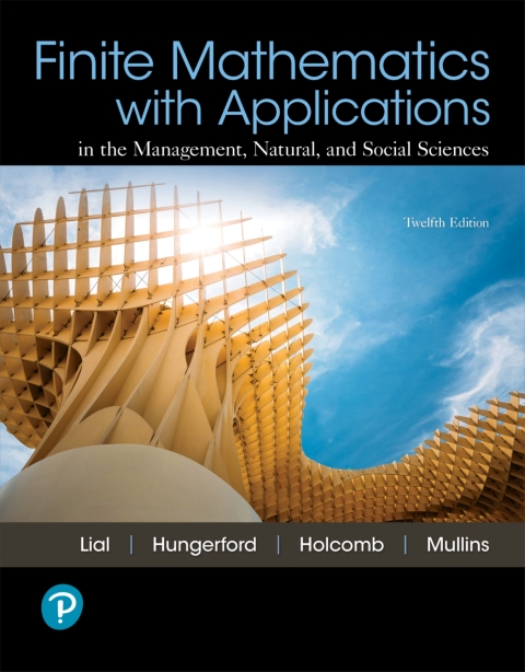 Book Finite Mathematics with Applications In the Management, Natural, and Social Sciences free