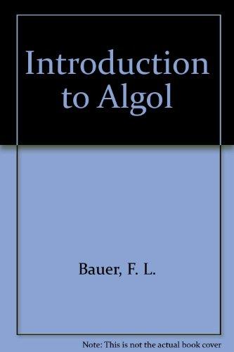 Book Introduction to Algol free