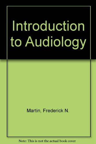 Book Introduction To Audiology free