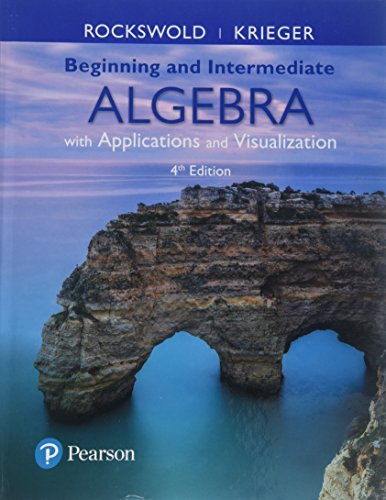 Book Beginning and Intermediate Algebra with Applications & Visualization with Integrated Review and Worksheets plus MyLab Math -- Title-Specific Access Card Package free