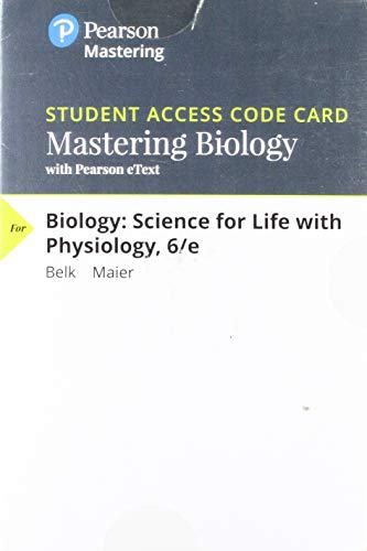 Book MasteringBiology with Pearson eText -- ValuePack Access Card -- for Biology: Science for Life with Physiology free