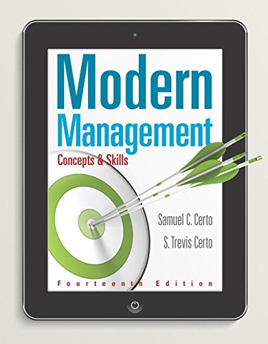 Book Modern Management: Concepts and Skills Plus 2017 MyLab Management with Pearson eText -- Access Card Package (14th Edition) free